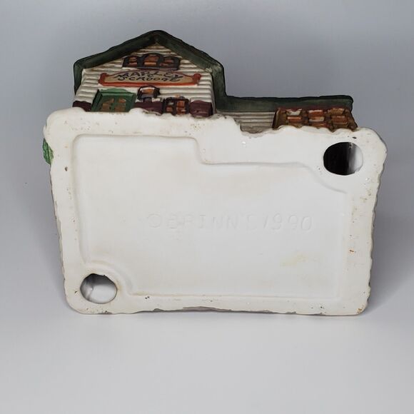 Vintage 1990 Brinn's Dicken's Village Collection Lighted Scrooge Hand Painted - Picture 6 of 8